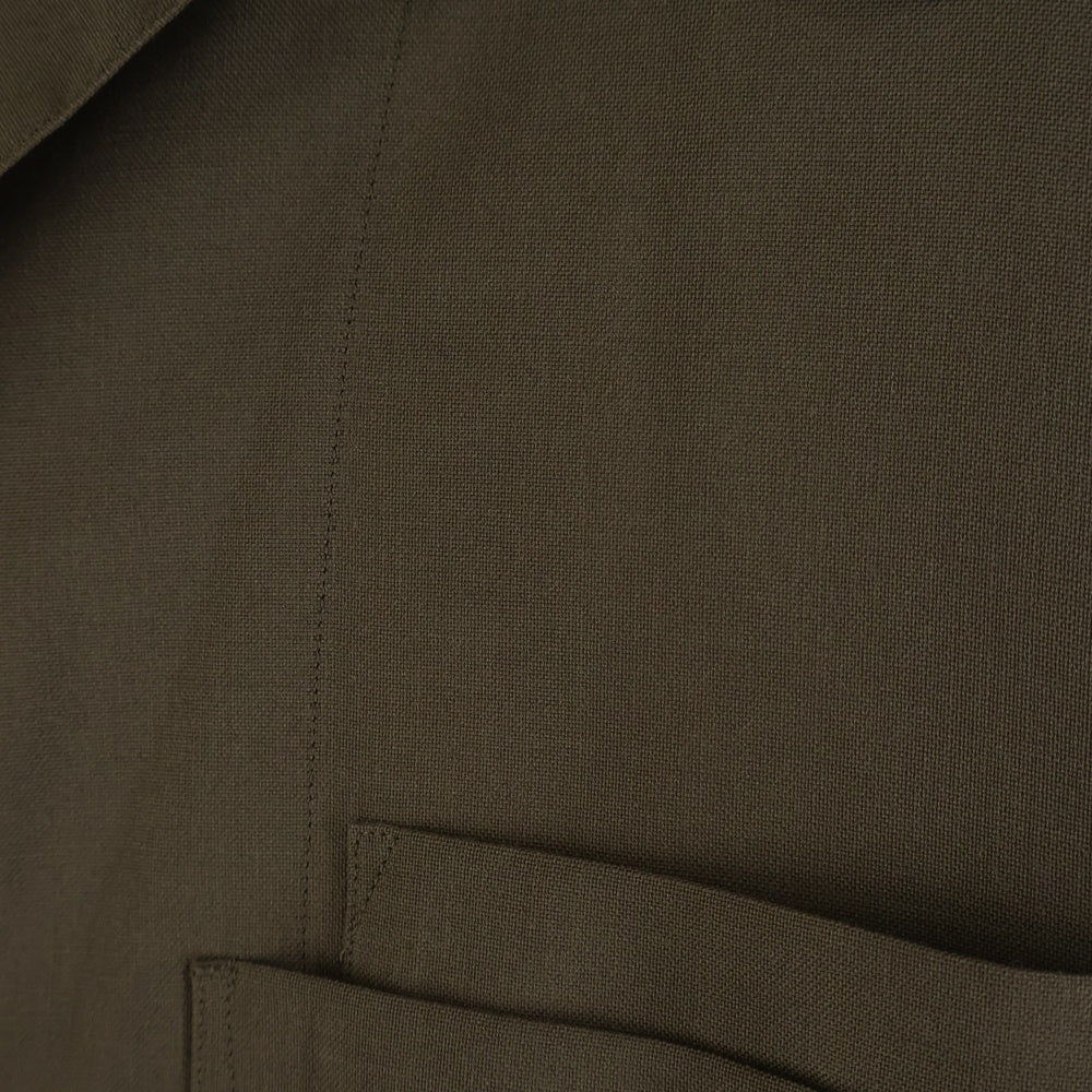 MARNI(マルニ) 21AW トロピカルウール オープンカラー 長袖シャツ ブラウン CUMU0138A0 S45455