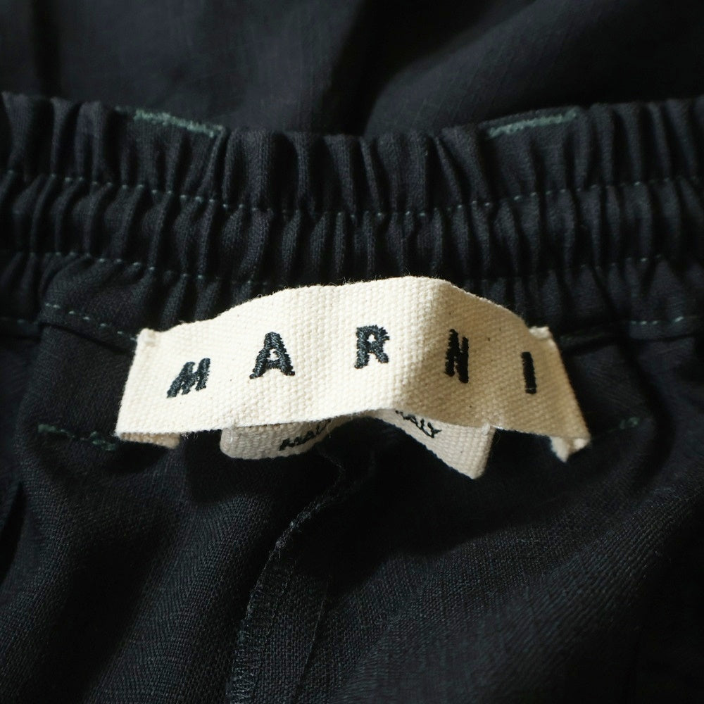 MARNI(マルニ) 20SS トロピカルウール イージーパンツ ブラック PUMU0017A0 S45455