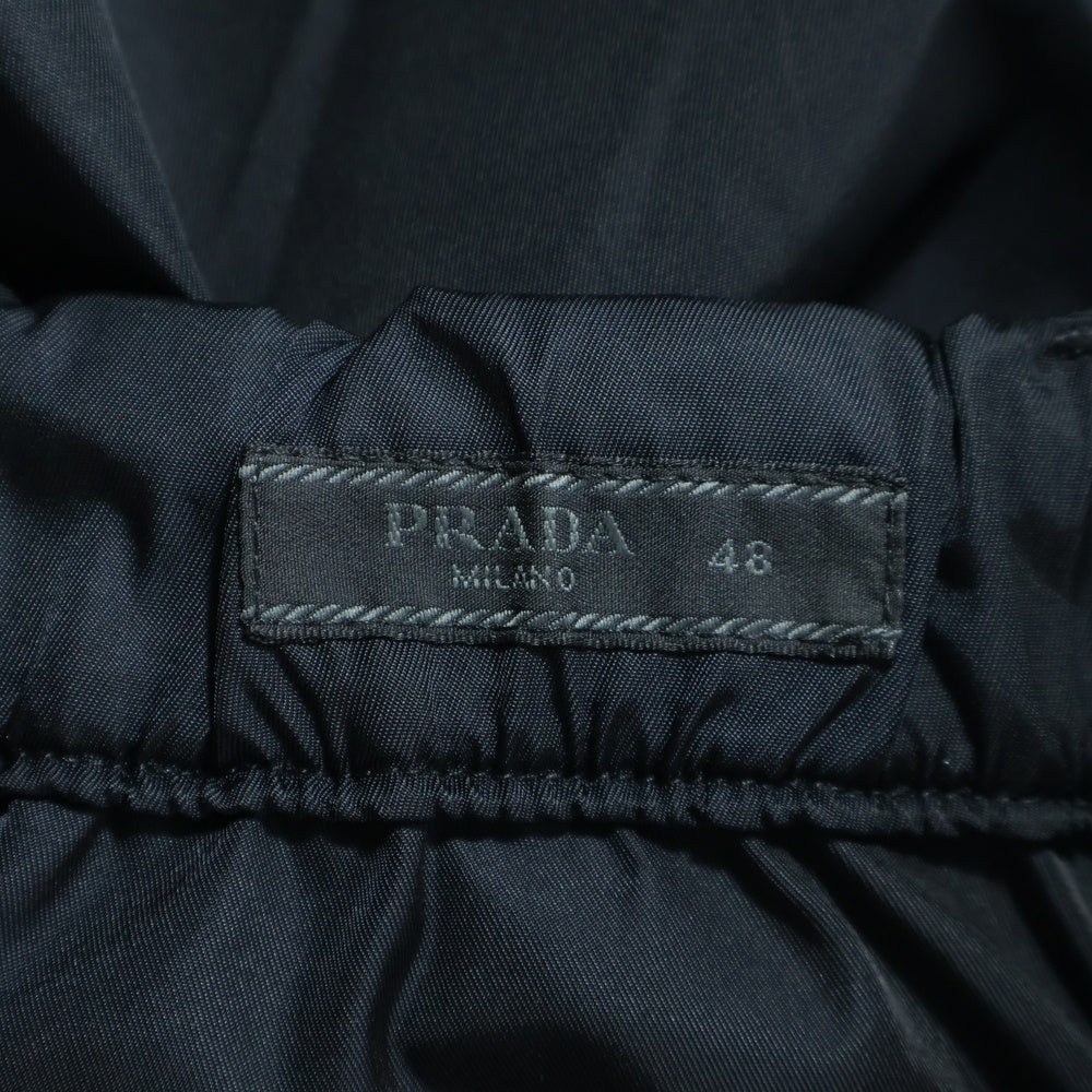 PRADA(プラダ) Re-Nylon トライアングルロゴ バミューダ ショーツ ハーフパンツ ショートパンツ ブラック SPH156