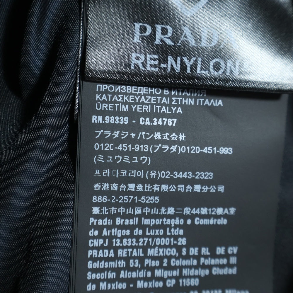 PRADA(プラダ) Re-Nylon トライアングルロゴ バミューダ ショーツ ハーフパンツ ショートパンツ ブラック SPH156