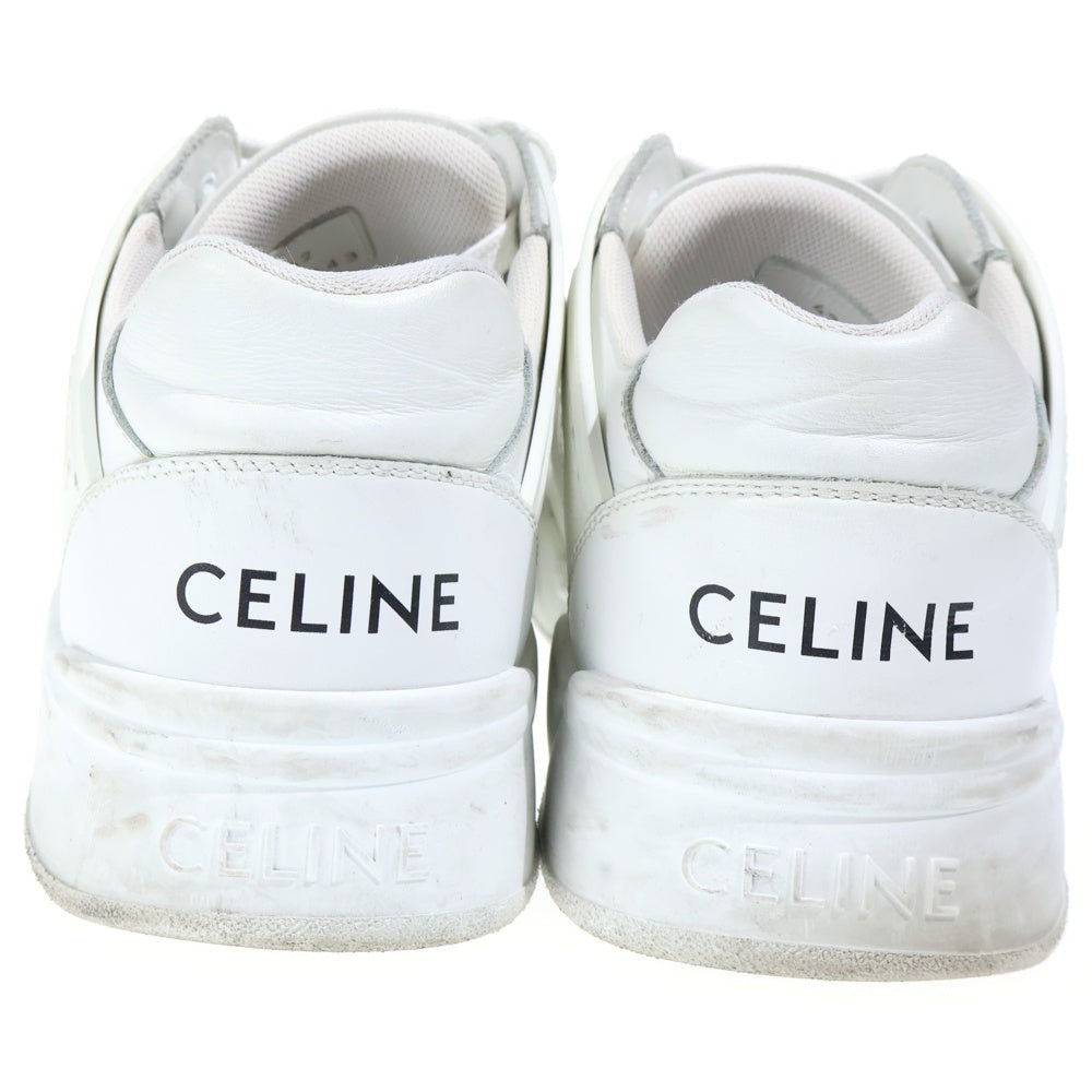 CELINE(セリーヌ) CT-07 LOW TOP SNEAKER レザー ローカットスニーカー ホワイト