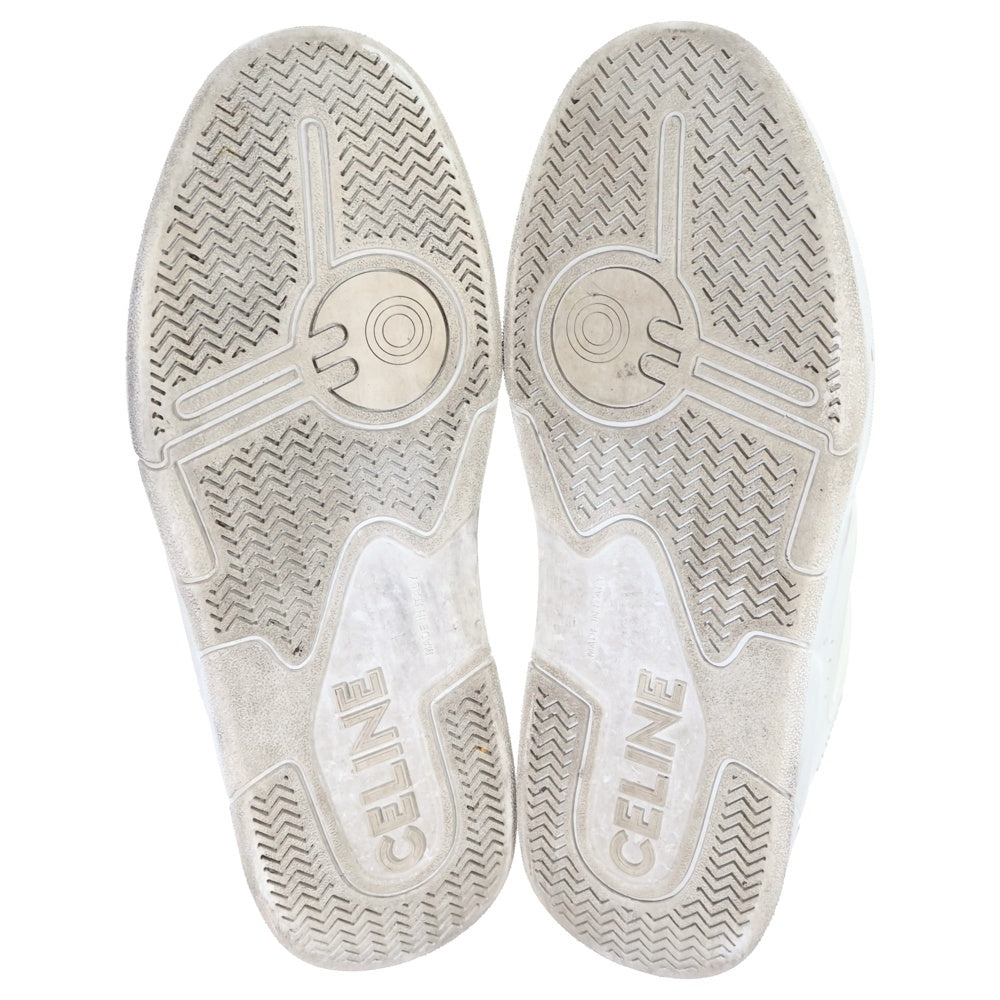 CELINE(セリーヌ) CT-07 LOW TOP SNEAKER レザー ローカットスニーカー ホワイト