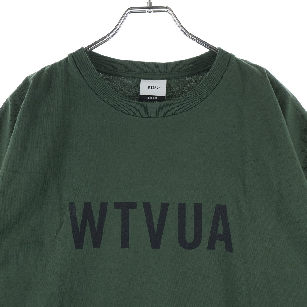 WTAPS(ダブルタップス) 25SS TSSC / SS ロゴプリント 半袖Tシャツカットソー グリーン 251ATDT-STM04S