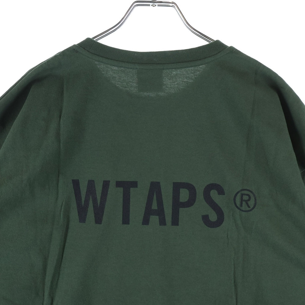 WTAPS(ダブルタップス) 25SS TSSC / SS ロゴプリント 半袖Tシャツカットソー グリーン 251ATDT-STM04S
