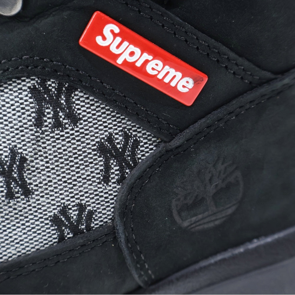 SUPREME(シュプリーム) 21AW ×Timberland New York Yankees MLB Filed Boot ティンバーランド ニューヨークヤンキース フィールド ブーツ ブラック