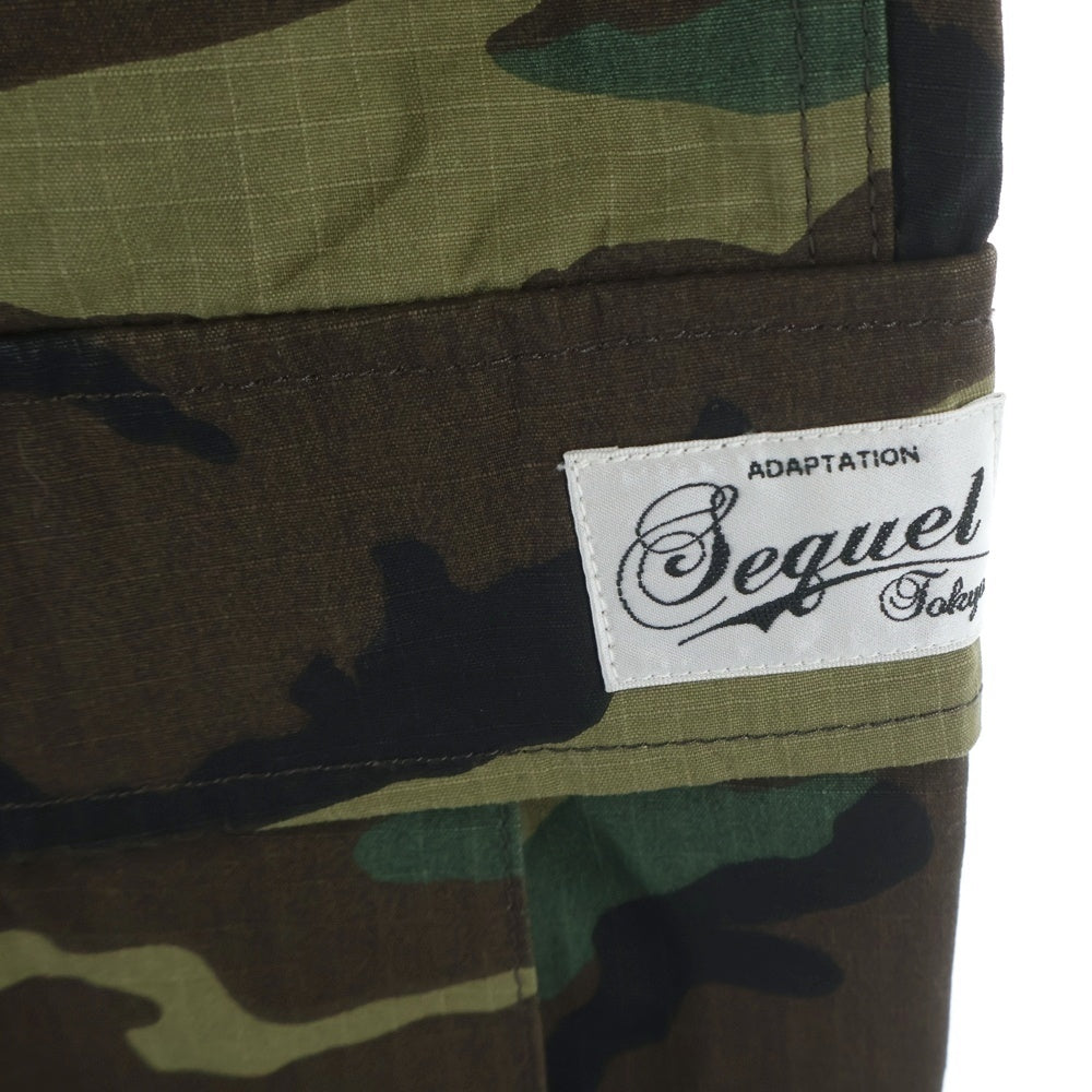 SEQUEL(シークエル) 25SS BDU PANTS カーゴパンツ カモフラ カーキ SQ-25SS-PT-10