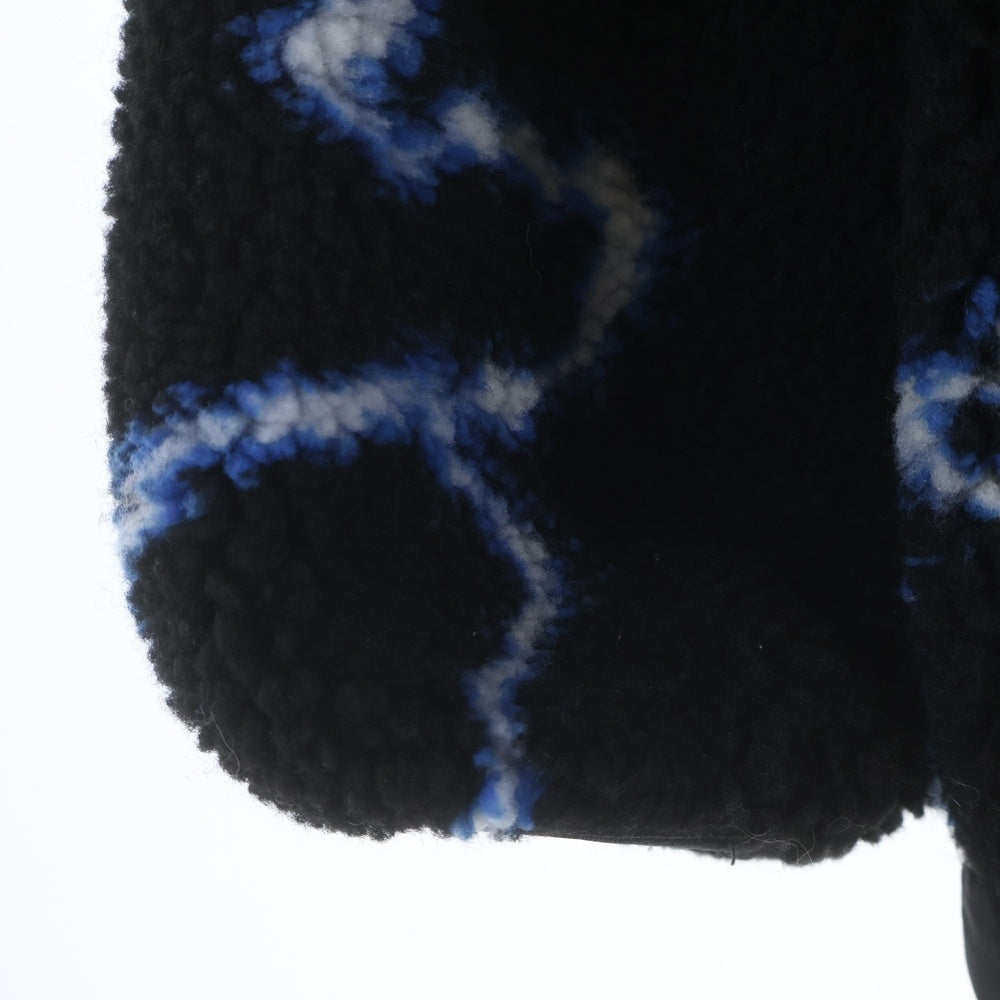 CHALLENGER(チャレンジャー) THUNDERBOLT BOA HOODIE サンダーボルトボアフーディー フリースジップアップパーカー ブラック CLG-JK 025-012