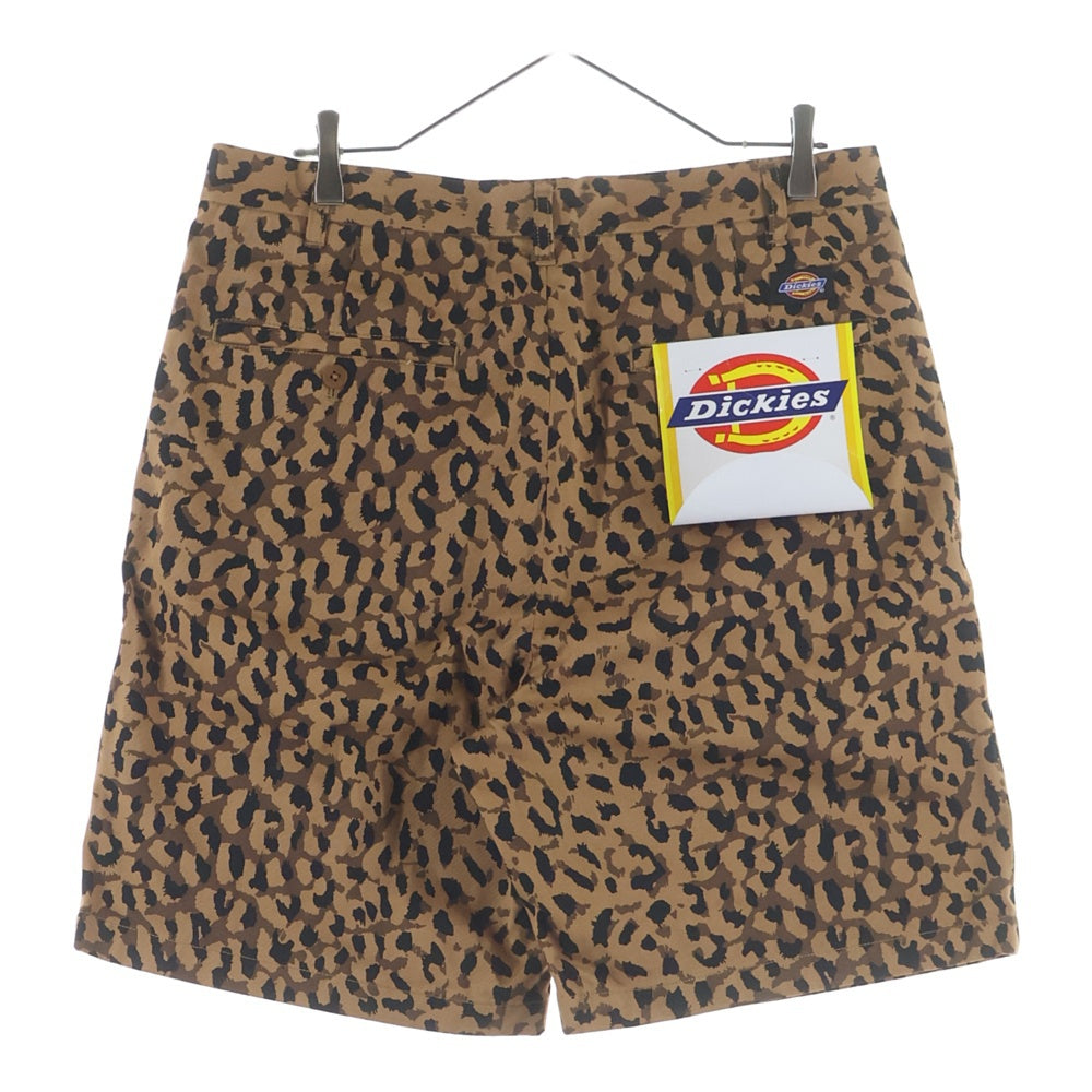 WACKO MARIA(ワコマリア) ×DICKIES PLEATED SHORT TROUSERS TYPE 2 ディッキーズ プリーツショーツ トラウザーパンツ レオパード ブラウン DICKIES-WM-PT05