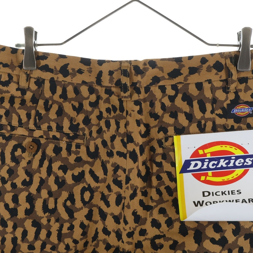 WACKO MARIA(ワコマリア) ×DICKIES PLEATED SHORT TROUSERS TYPE 2 ディッキーズ プリーツショーツ トラウザーパンツ レオパード ブラウン DICKIES-WM-PT05