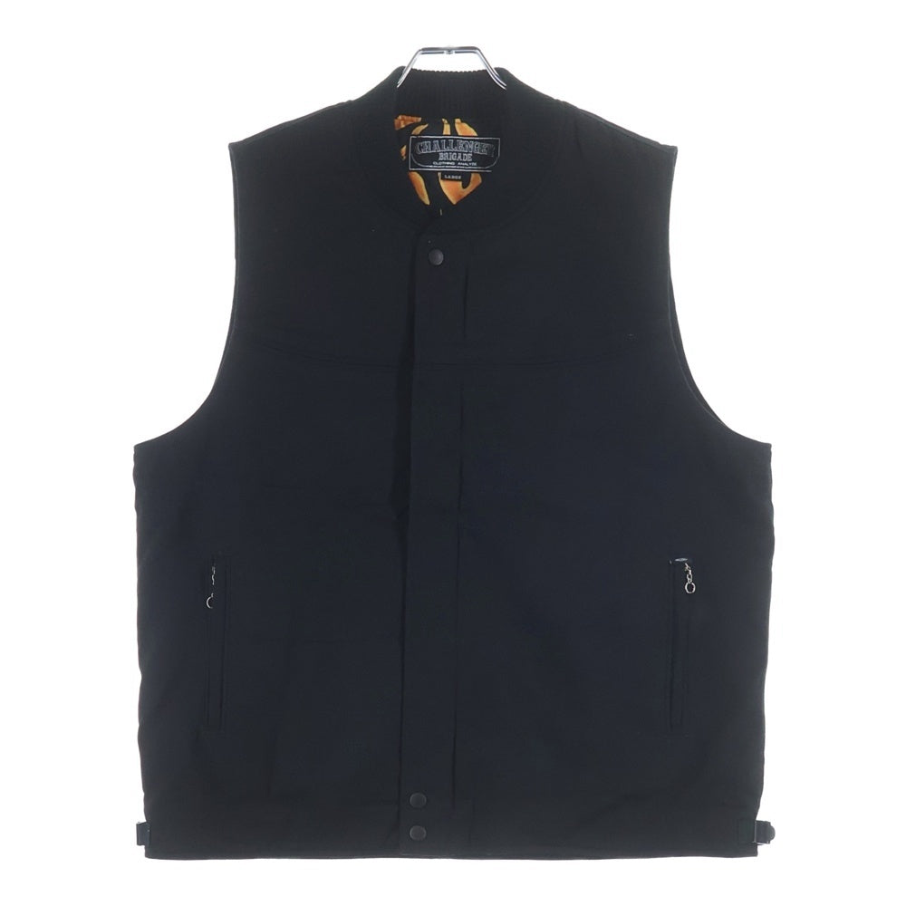 CHALLENGER(チャレンジャー) 25SS DERBY VEST ダービー ベストジャケット ブラック CLG-JK-025-004