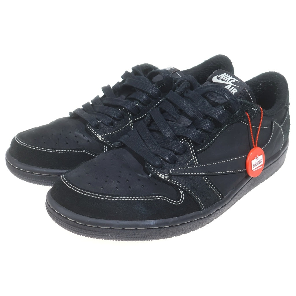 NIKE(ナイキ) ×TRAVIS SCOTT AIR JORDAN 1 LOW OG SP BLACK PHANTOM エアジョーダン1 ブラックファントム ローカットスニーカー ブラック US9/27cm DM7866-001