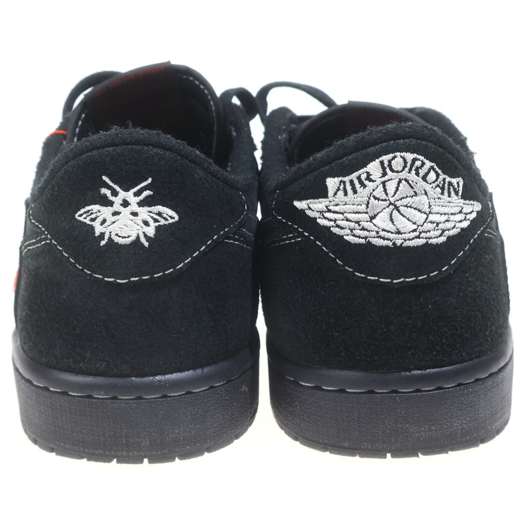 NIKE(ナイキ) ×TRAVIS SCOTT AIR JORDAN 1 LOW OG SP BLACK PHANTOM エアジョーダン1 ブラックファントム ローカットスニーカー ブラック US9/27cm DM7866-001