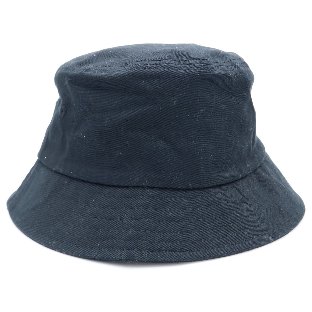 STUSSY(ステューシー) Logo Crusher Hat ロゴ クラッシャーハット バケットハット 帽子 ブラック