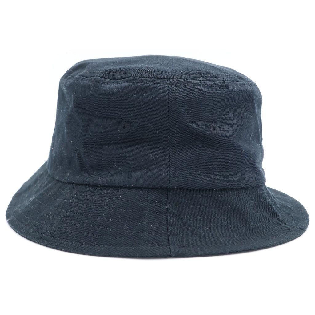 STUSSY(ステューシー) Logo Crusher Hat ロゴ クラッシャーハット バケットハット 帽子 ブラック