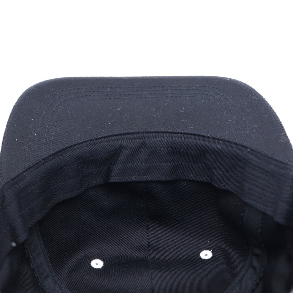 WTAPS(ダブルタップス) 24SS POLY.TWILL.LEAGE WT ベースボールキャップ ブラック 241HCDT-HT04