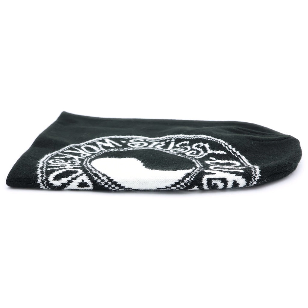 STUSSY(ステューシー) SS KNIT BUCKET HAT SSニット バケットハット 帽子 ブラック