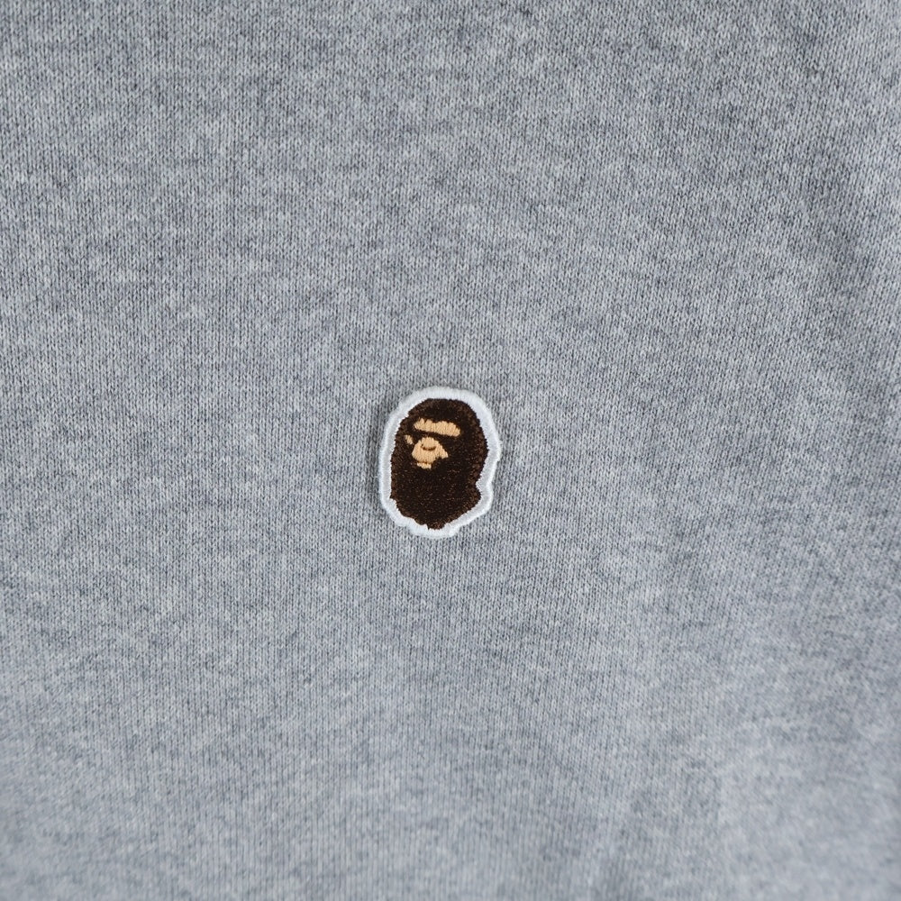 A BATHING APE(アベイシングエイプ) Shark Zip Parka シャーク フルジップ スウェットパーカー グレー 001ZPK801305M