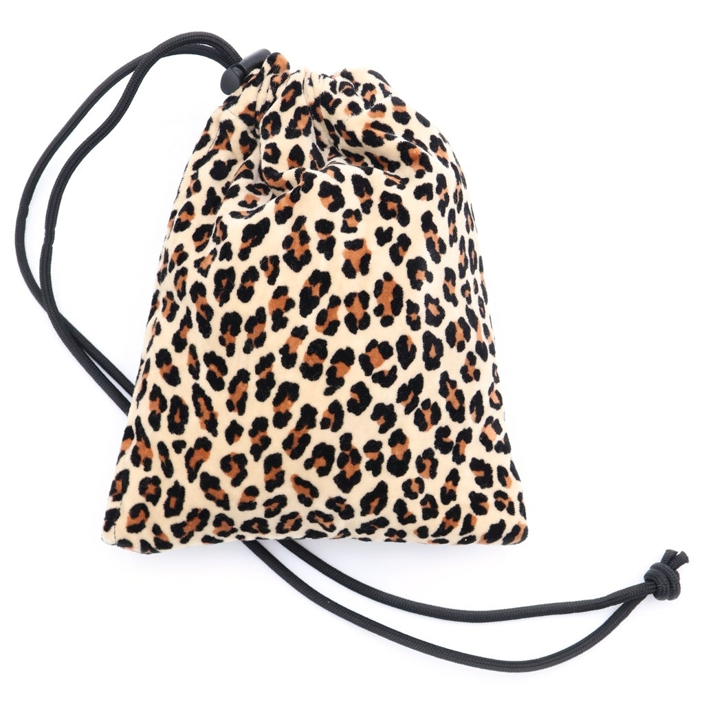 2025FW ワコマリア　LEOPARD POUCH レオパード　巾着　ポーチ WACKO MARIA(ワコマリア) Leopard Poach レオパード ポーチ 巾着 ブラウン