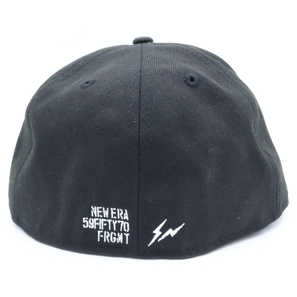 NEW ERA(ニューエラ) ×FRGMT フラグメント ロゴ刺繍 ベースボールキャップ ブラック