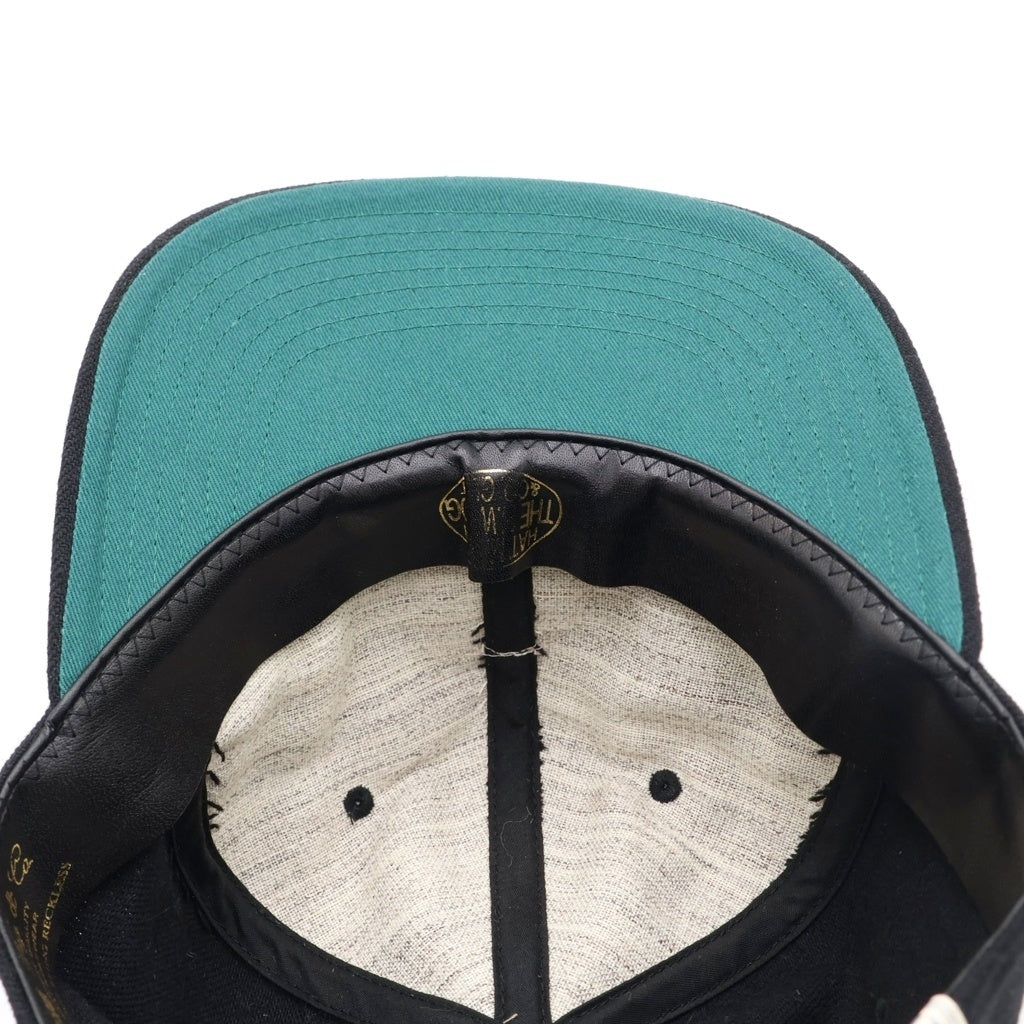 THE H.W.DOG&CO(ドッグアンドコー) BASEBALL CAP ロゴパッチ ベースボールキャップ 帽子 ブラック