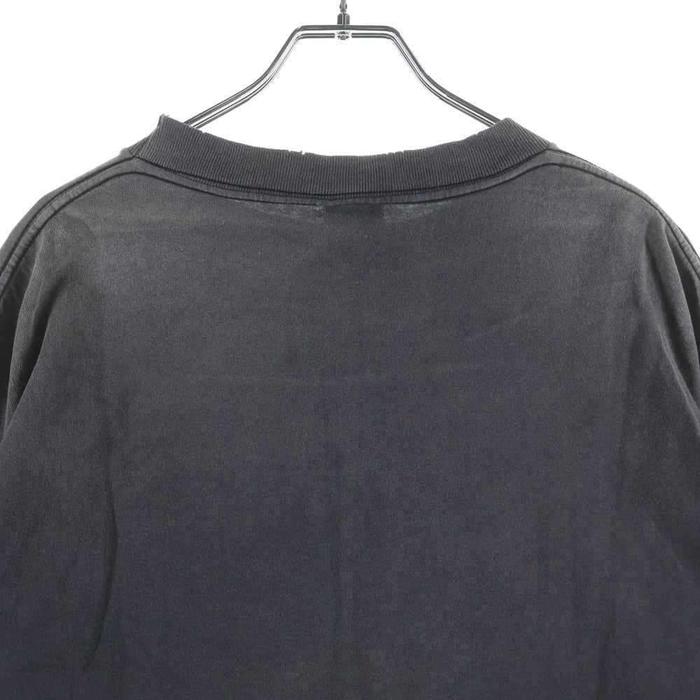 SAINT MICHAEL(セントマイケル) 25SS ×NEIGHBORHOOD STHD. SS TEE PRAY ネイバーフッド ヴィンテージ加工 半袖Tシャツ チャコールグレー SM-HR8-0000-C68