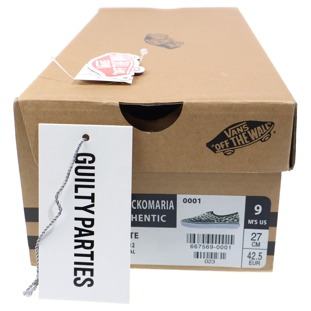 VANS(ヴァンズ) ×WACKOMARIA V44 Authentic ワコマリア V44 オーセンティック レオパード ローカットスニーカーシューズ ベージュ US9/27cm