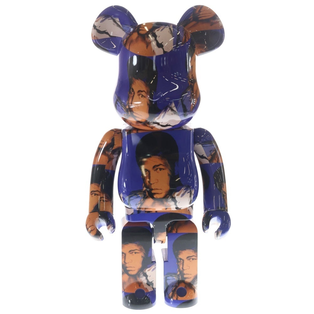 MEDICOM TOY(メディコムトイ) BE@RBRICK Andy Warhol's Muhammad Ali 1000% ベアブリック アンディウォーホル モハメドアリ フィギュア 人形 ブルー