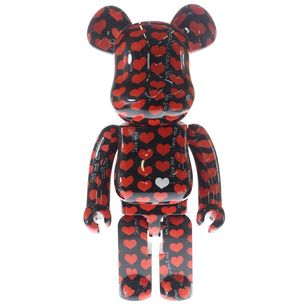MEDICOM TOY(メディコムトイ) BE@RBRICK BLACK HEART 1000% ベアブリック ブラックハート ブラック/レッド フィギュア 人形
