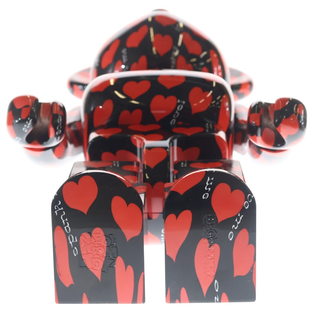 MEDICOM TOY(メディコムトイ) BE@RBRICK BLACK HEART 1000% ベアブリック ブラックハート ブラック/レッド フィギュア 人形