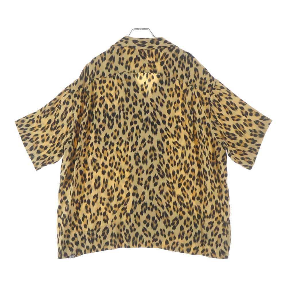 VISVIM(ヴィスヴィム) CABAN SHIRT S S LEOPARD Shirt シルク レオパード 半袖アロハシャツ ブラウン 0122205011018