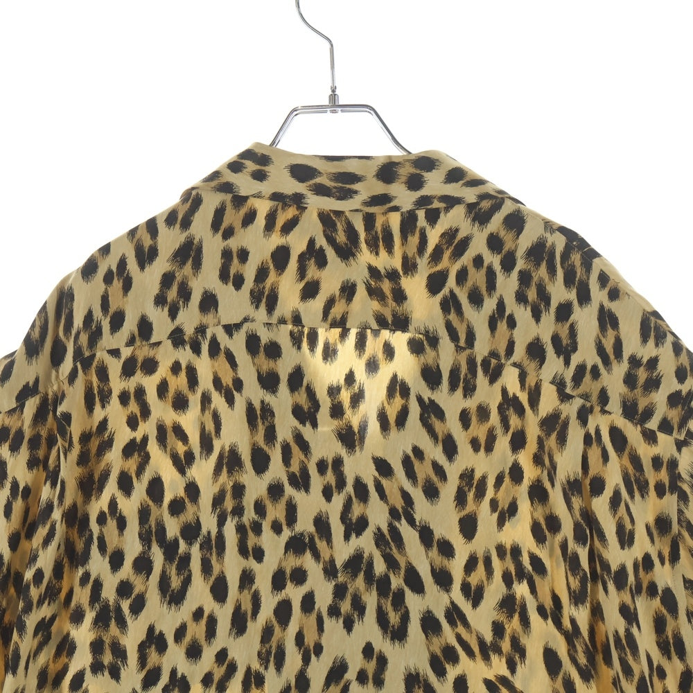 VISVIM(ヴィスヴィム) CABAN SHIRT S S LEOPARD Shirt シルク レオパード 半袖アロハシャツ ブラウン 0122205011018