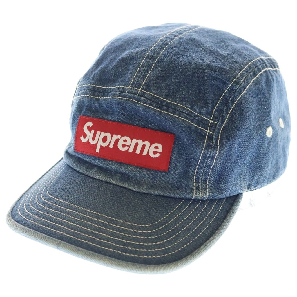 SUPREME(シュプリーム) 21SS Washed Chino Twill Camp Cap キャンプキャップ デニム インディゴ