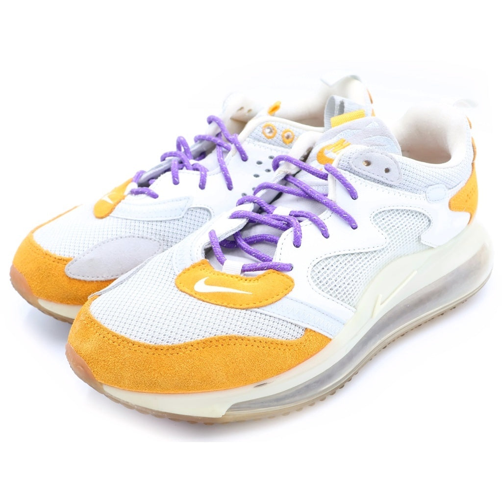 NIKE(ナイキ) ×ODELL BECKHAM JR AIR MAX 720 CANYON GOLD/HYPER GRAPE オデル・ベッカムJR エアマックス720 ローカットスニーカー ホワイト/ブラウン US9/27cm CK2531-001