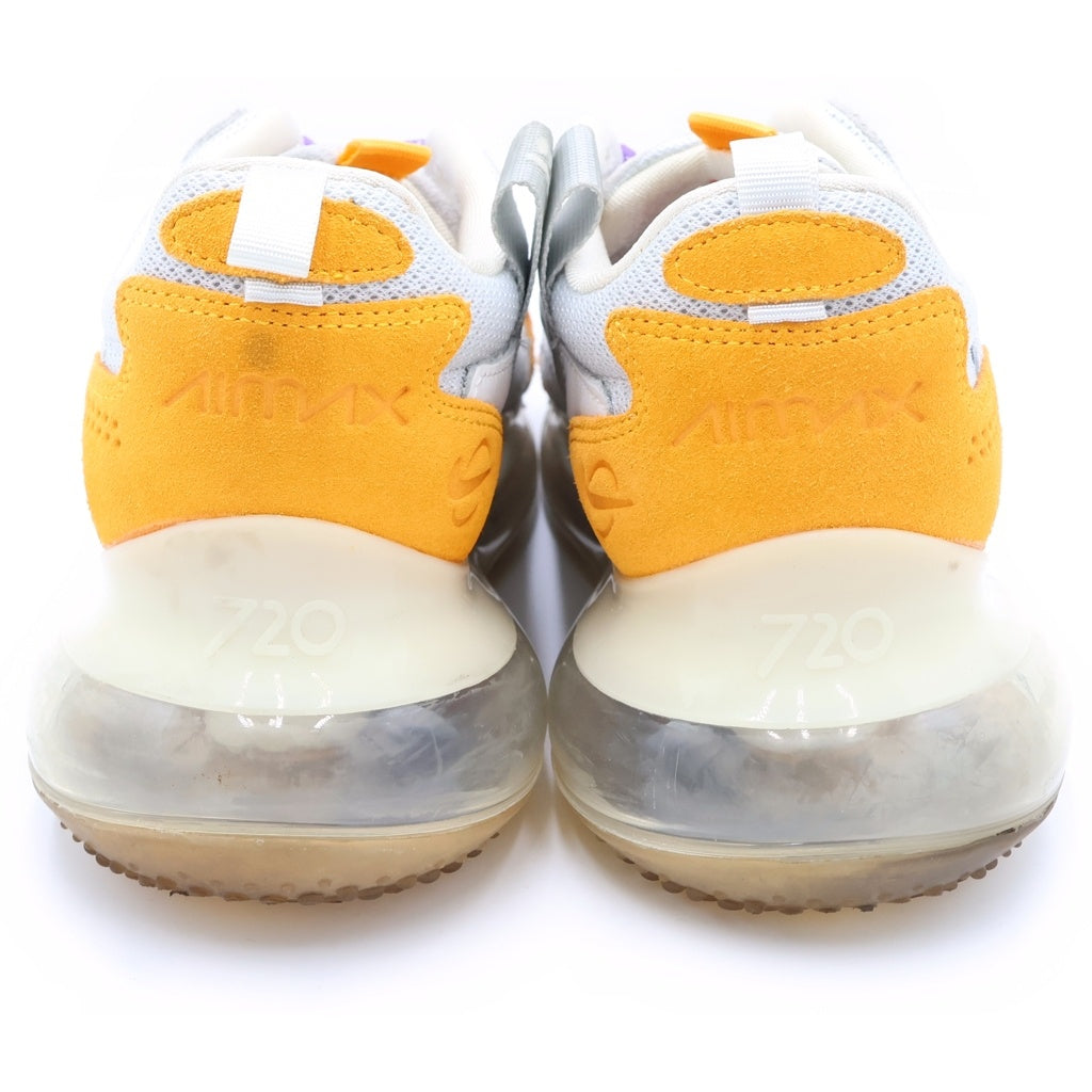 NIKE(ナイキ) ×ODELL BECKHAM JR AIR MAX 720 CANYON GOLD/HYPER GRAPE オデル・ベッカムJR エアマックス720 ローカットスニーカー ホワイト/ブラウン US9/27cm CK2531-001