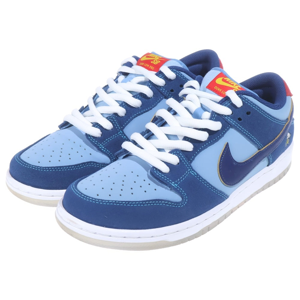 NIKE SB(ナイキエスビー) ×Why So Sad? DUNK LOW COASTAL BLUE DX5549-400 ワイソーサッド ダンク ローカットスニーカー ブルー US8.5/26.5cm