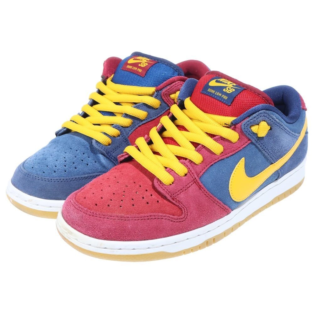 NIKE SB(ナイキエスビー) DUNK LOW BARCELONA DJ0606-400 ダンク バルセロナ ローカットスニーカー ブルー/レッド US8.5/26.5cm