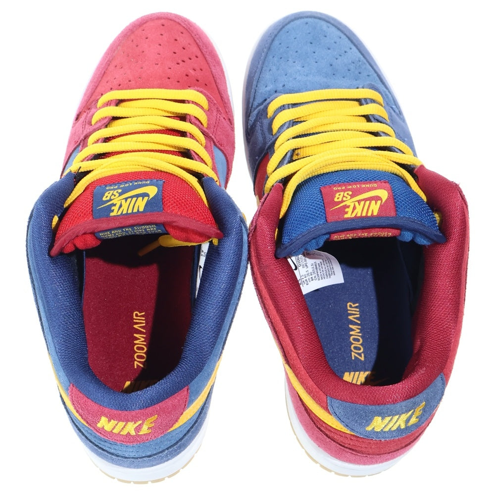 NIKE SB(ナイキエスビー) DUNK LOW BARCELONA DJ0606-400 ダンク バルセロナ ローカットスニーカー ブルー/レッド US8.5/26.5cm