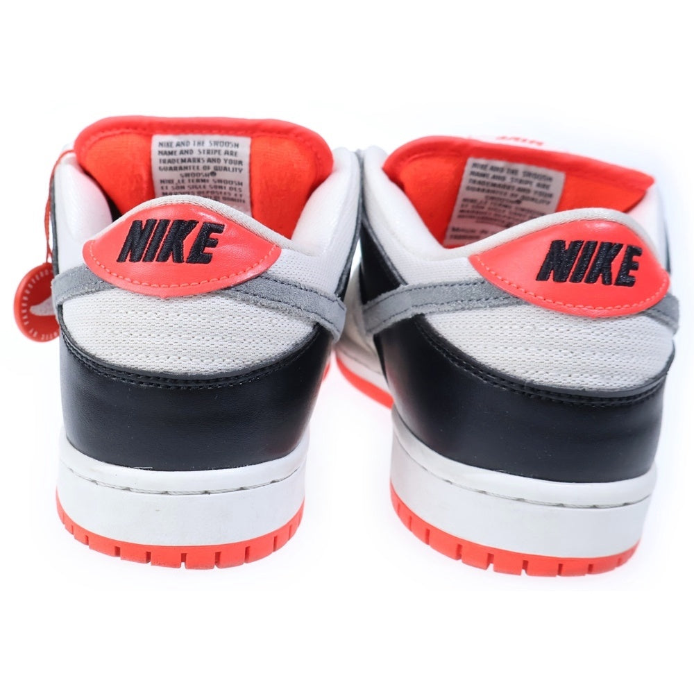 NIKE SB(ナイキエスビー) DUNK LOW PRO ISO INFRARED CD2563-004 ダンク プロ インフラレッド ローカットスニーカー グレー/レッド US8.5/26.5cm