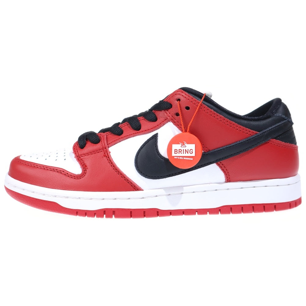 NIKE SB(ナイキエスビー) DUNK LOW PRO J-Pack Chicago BQ6817-600 ダンク ジェーパックシカゴ ローカットスニーカー レッド/ホワイト/ブラック US8.5/26.5cm