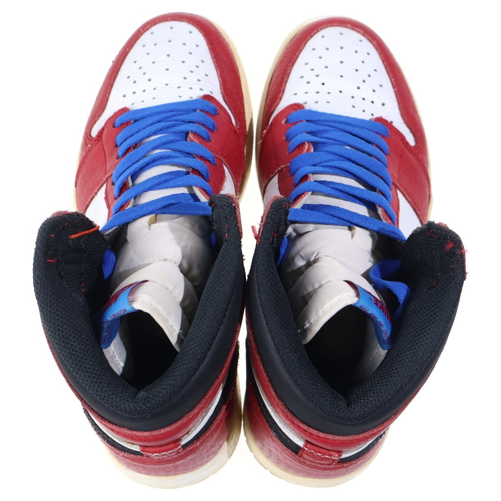 NIKE(ナイキ) AIR JORDAN 1 RETRO HIGH ORIGIN STORY 555088-602 エアジョーダン1 レトロ オリジナルストーリー ハイカットスニーカー レッド/ホワイト US9/27cm