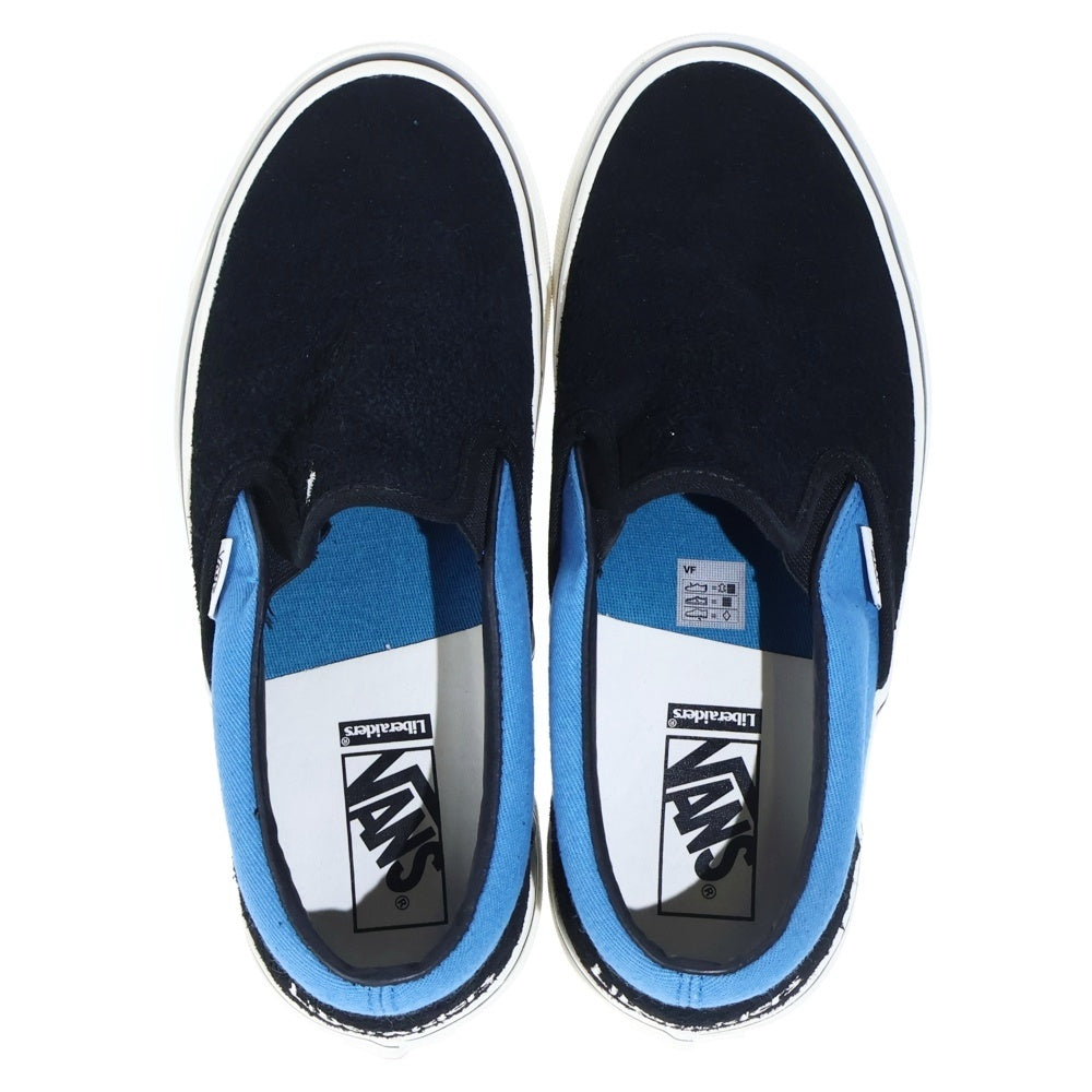 VANS(ヴァンズ) ×LIBERAIDERS CLASSIC SLIP-ON 98 DX VN0A3JEX7MN リベレイダース クラシックスリッポン98 ローカットスニーカー ブラック/ブルー US8.5/26.5cm