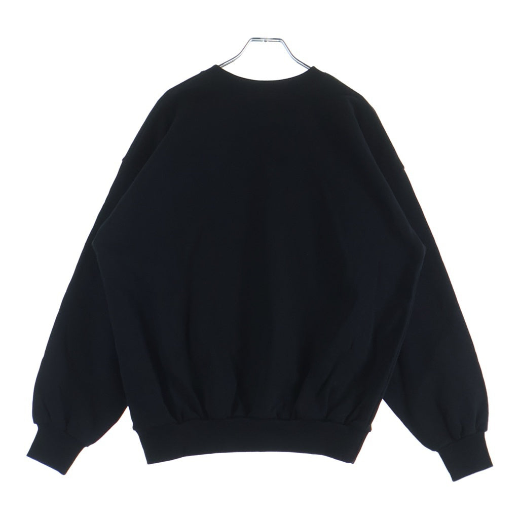 WTAPS(ダブルタップス) 22AW SNEAK CREW NECK LS SWEATSHIRT ロゴプリント スウェット トレーナー ブラック 222ATDT-CPM01S