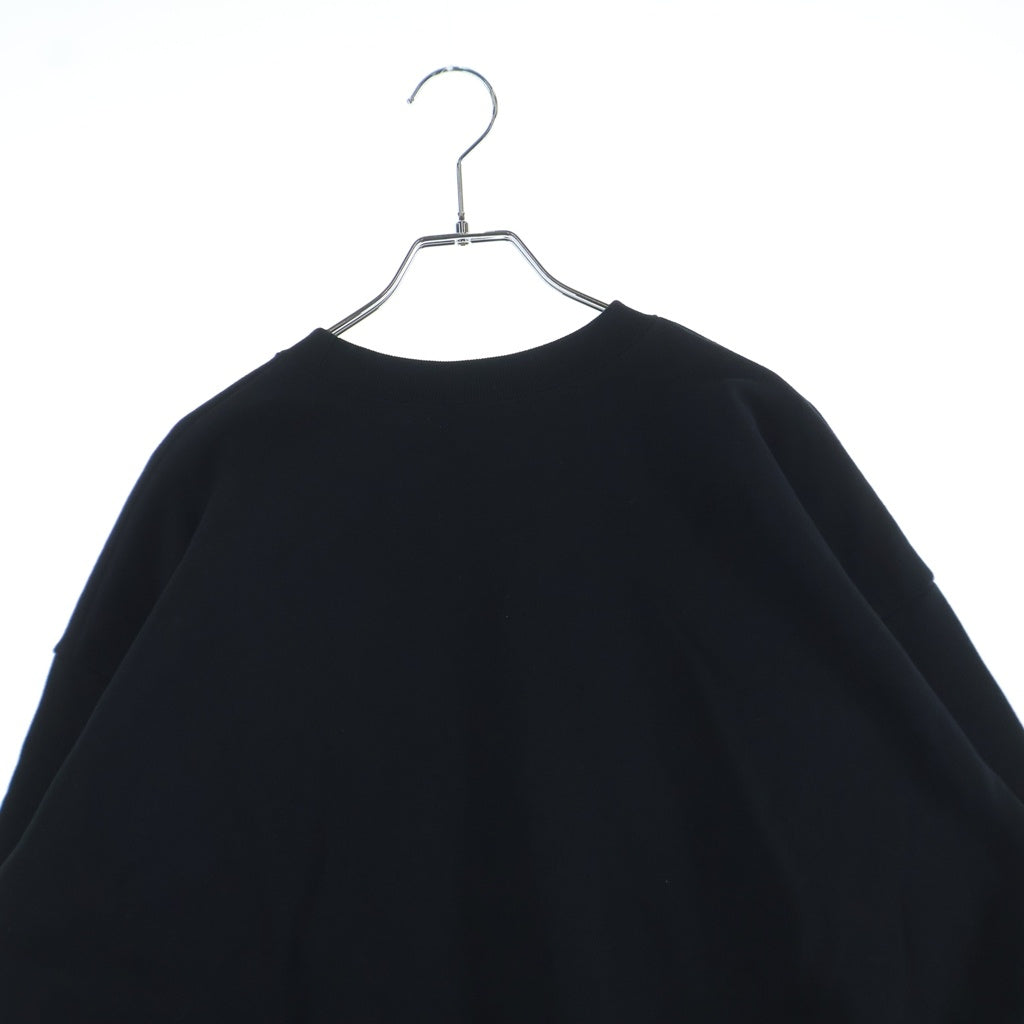 WTAPS(ダブルタップス) 22AW SNEAK CREW NECK LS SWEATSHIRT ロゴプリント スウェット トレーナー ブラック 222ATDT-CPM01S