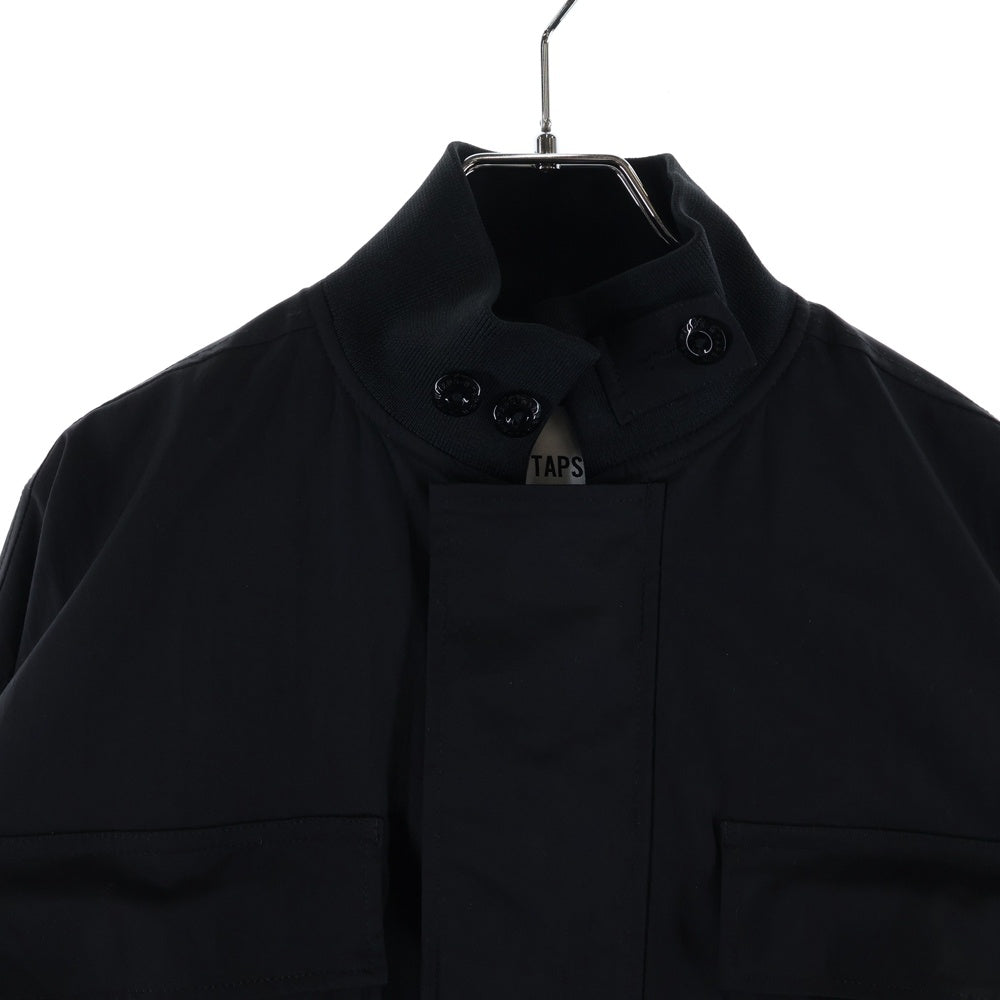 WTAPS(ダブルタップス) 18AW FELICIA/JACKET.POLY.TWILL フェリシア ポリエステルツイル ミリタリー ジャケット ブラック 182BRDT-JKM06