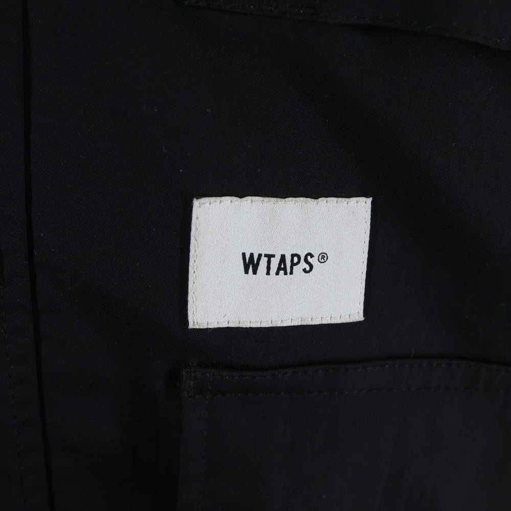 WTAPS(ダブルタップス) 18AW FELICIA/JACKET.POLY.TWILL フェリシア ポリエステルツイル ミリタリー ジャケット ブラック 182BRDT-JKM06