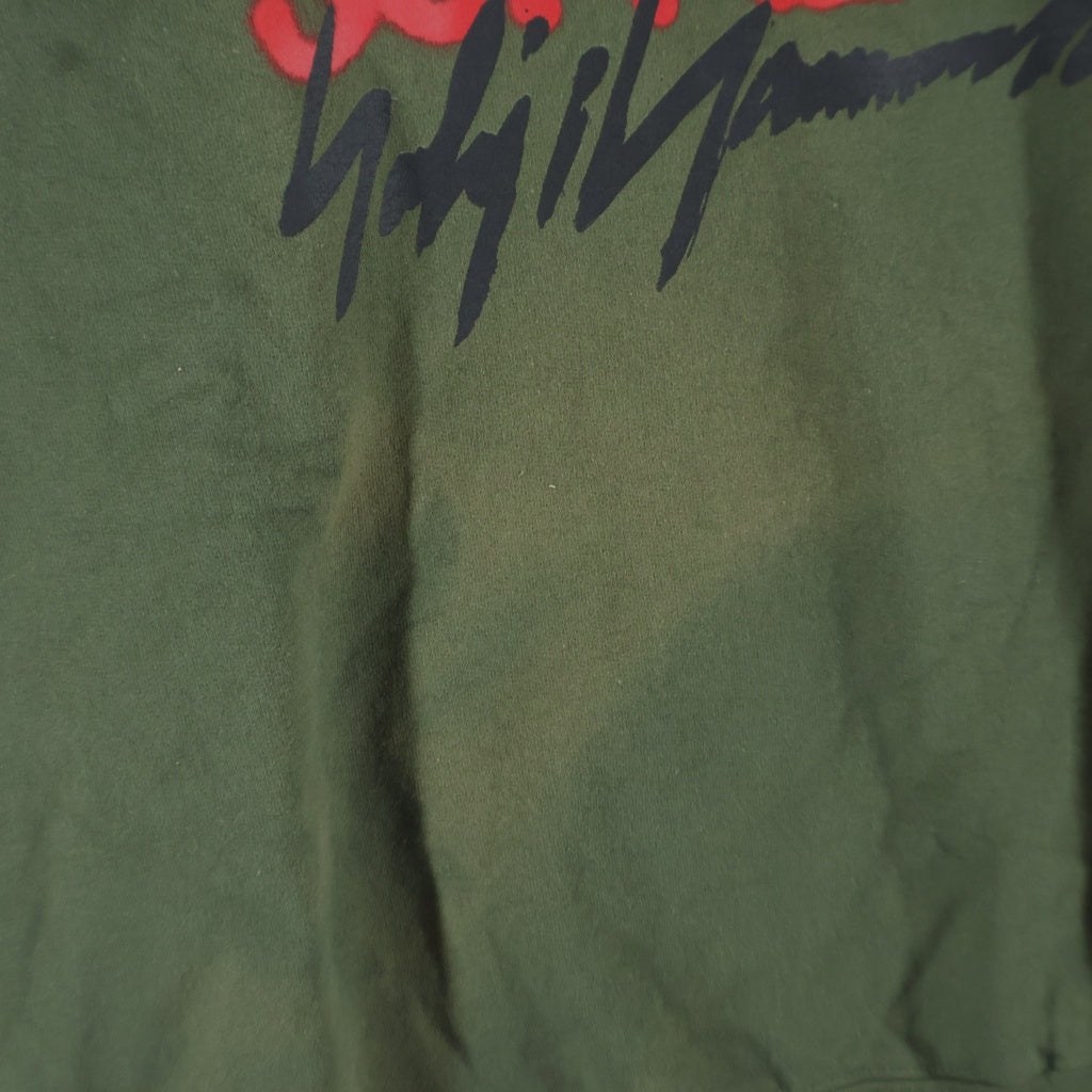 SUPREME(シュプリーム) 20AW ×Yohji Yamamoto Crewneck ヨウジヤマモト ロゴプリント クルーネック スウェットトレーナー カーキ