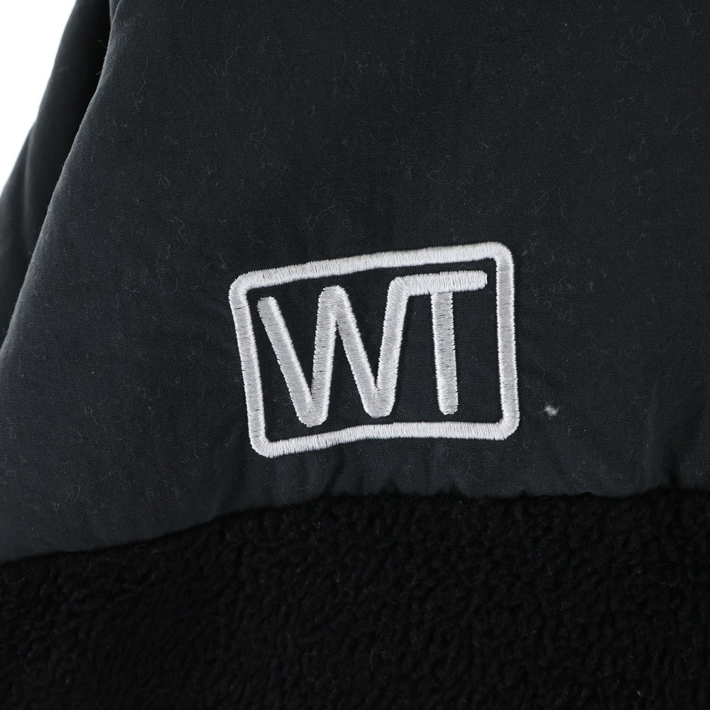 WTAPS(ダブルタップス) 19AW FORESTER /JACKET. POLY ポリエステル フォレスター フリース ジャケット ブラック 192ATDT-CSM30