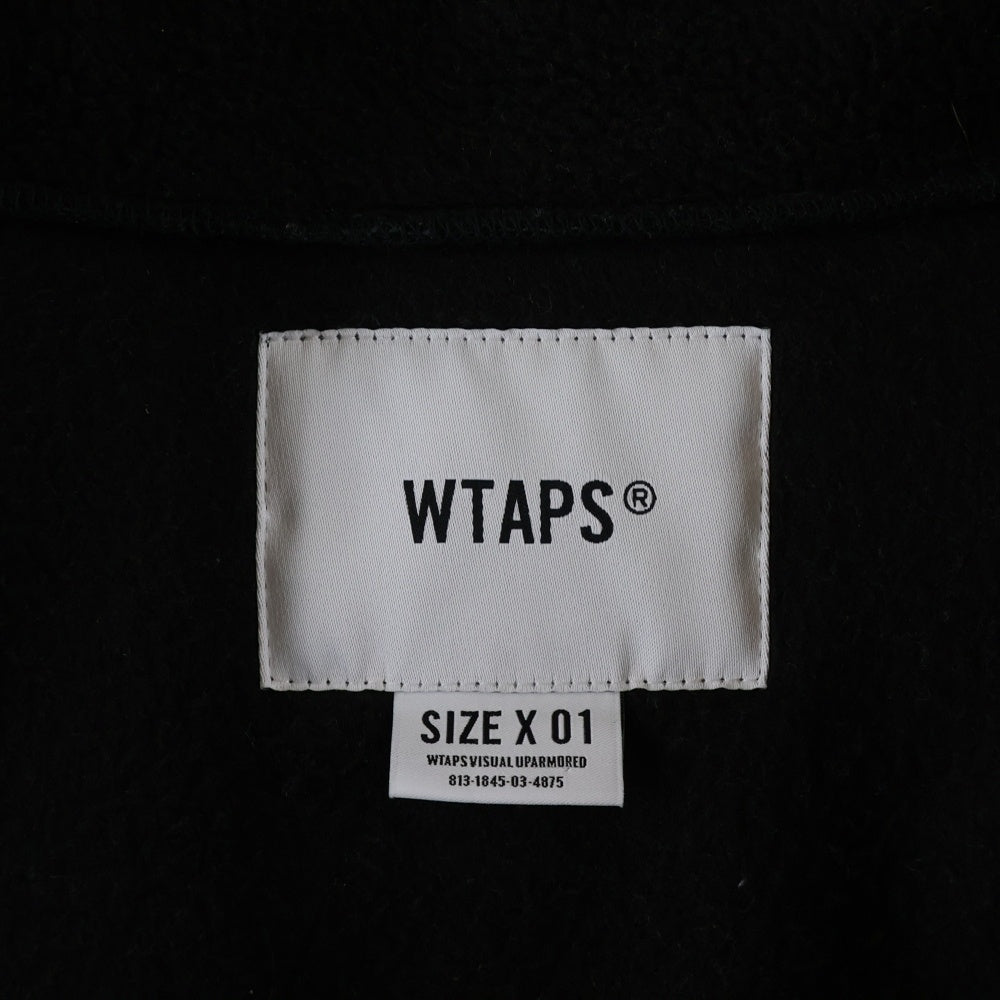 WTAPS(ダブルタップス) 19AW FORESTER /JACKET. POLY ポリエステル フォレスター フリース ジャケット ブラック 192ATDT-CSM30