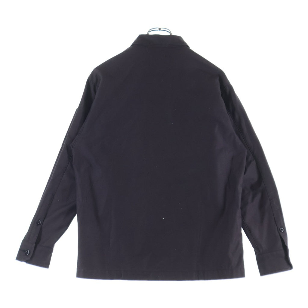 WTAPS(ダブルタップス) 20AW BUDS/LS/COTTON. SATIN バッツ コットンサテン ミリタリー 長袖シャツ ブラック 202BRDT-SHM01