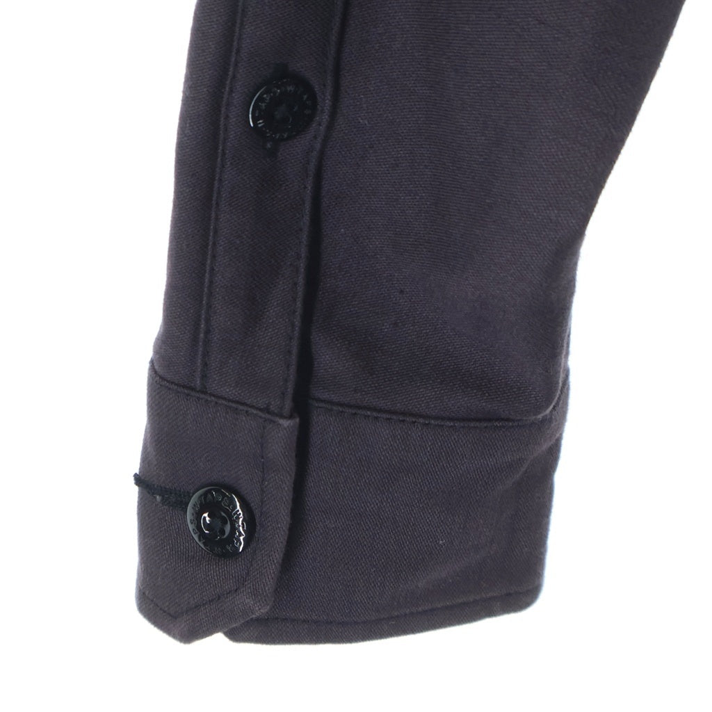 WTAPS(ダブルタップス) 20AW BUDS/LS/COTTON. SATIN バッツ コットンサテン ミリタリー 長袖シャツ ブラック 202BRDT-SHM01